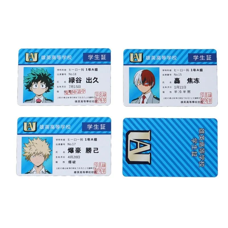 Carta ID Estudiante My Hero Academia