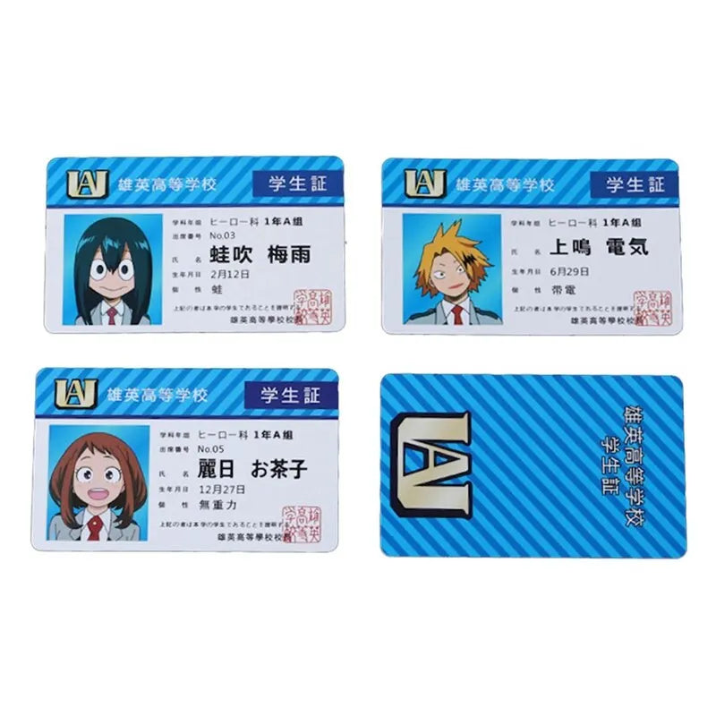 Carta ID Estudiante My Hero Academia