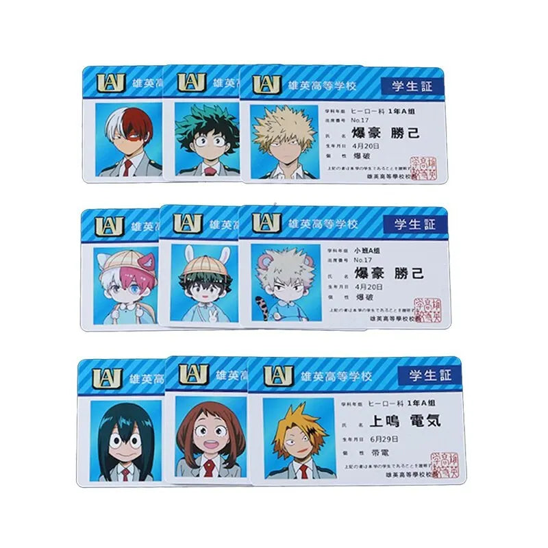 Carta ID Estudiante My Hero Academia
