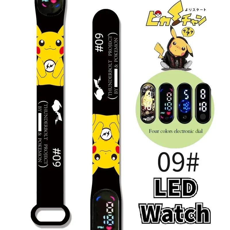 Reloj Digital Resistente Al Agua Pokemon