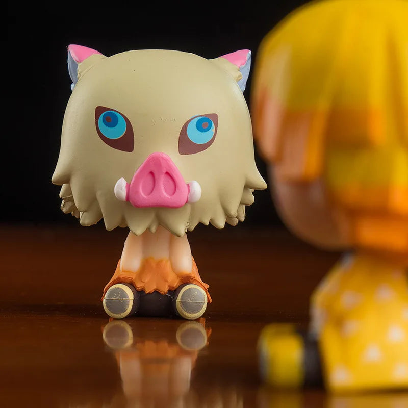 4 Figuras Kawaii Demon Slayer