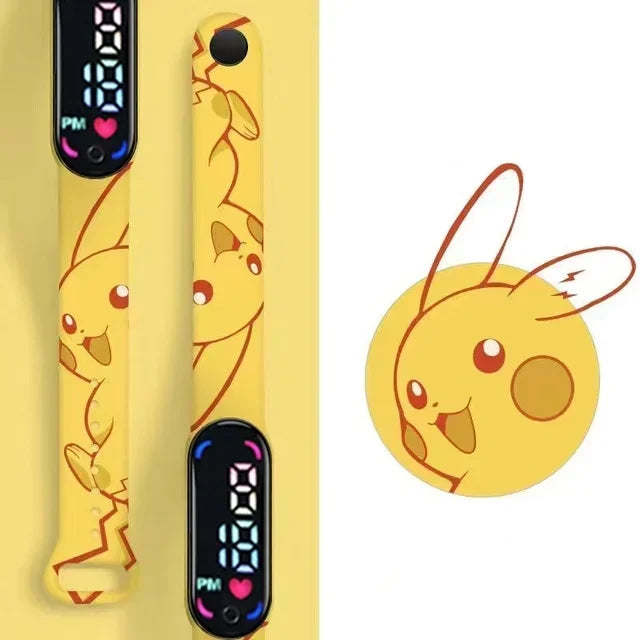 Reloj Digital Resistente Al Agua Pokemon