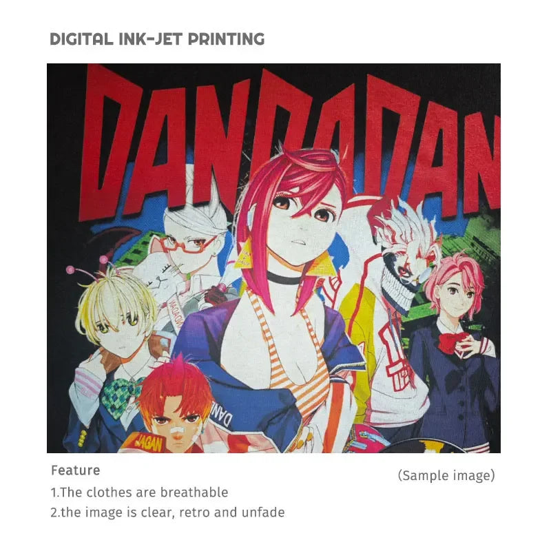 Camiseta Oversize Anime Dan Da Dan