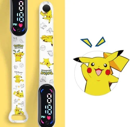 Reloj Digital Resistente Al Agua Pokemon
