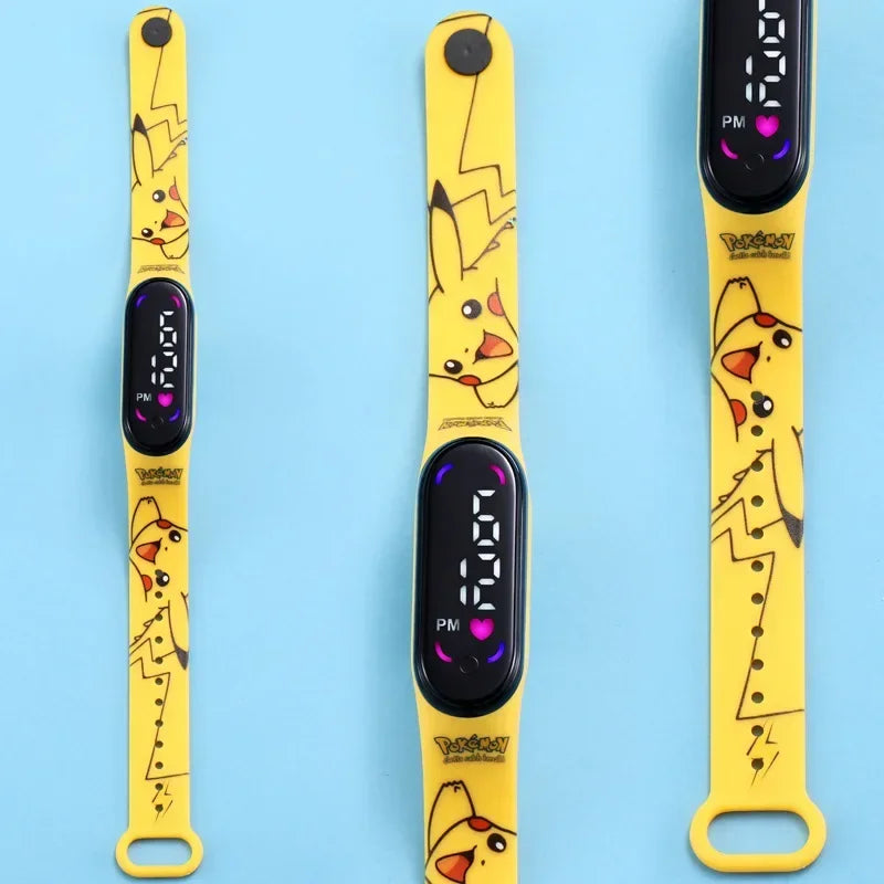 Reloj Digital Resistente Al Agua Pokemon