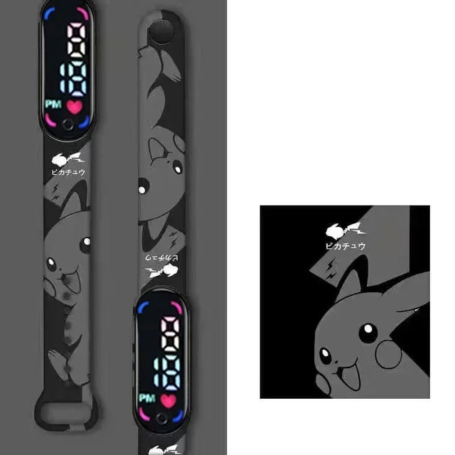 Reloj Digital Resistente Al Agua Pokemon