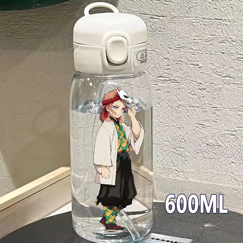Botella Demon Slayer 600ml/400ML Transparente Antigoteo