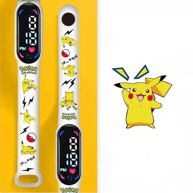 Reloj Digital Resistente Al Agua Pokemon