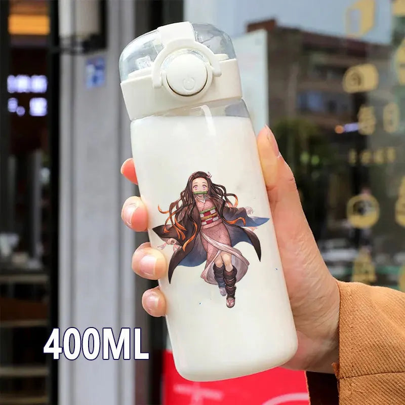 Botella Demon Slayer 600ml/400ML Transparente Antigoteo