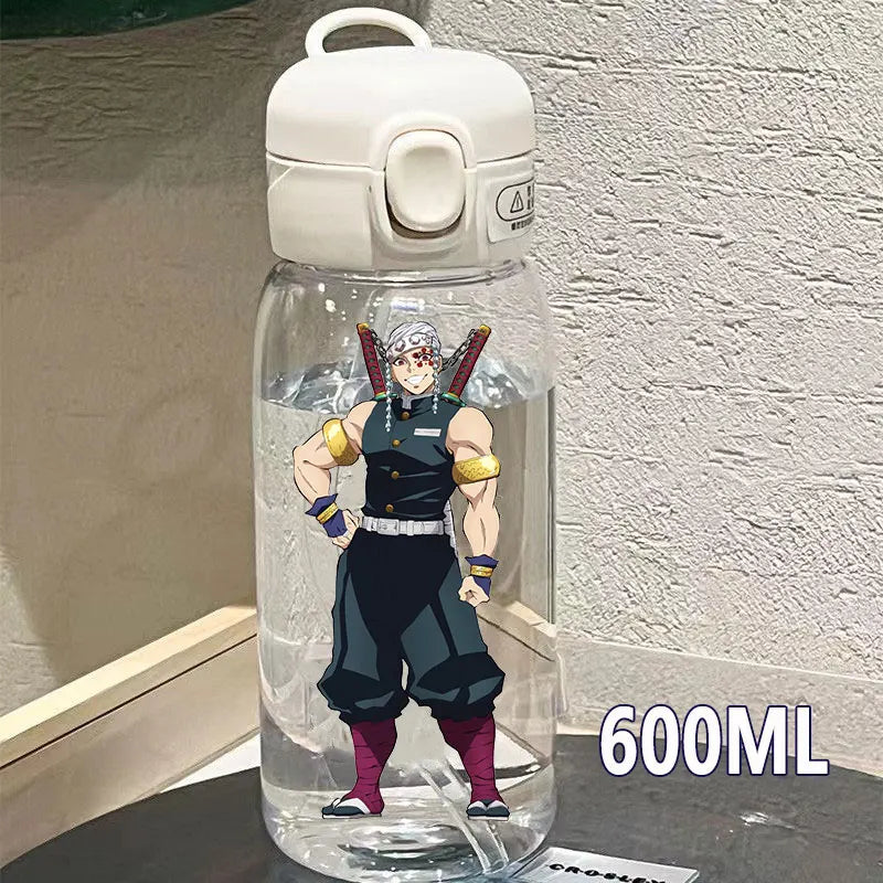 Botella Demon Slayer 600ml/400ML Transparente Antigoteo