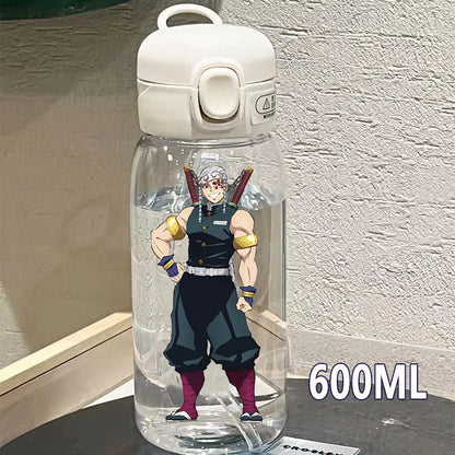 Botella Demon Slayer 600ml/400ML Transparente Antigoteo