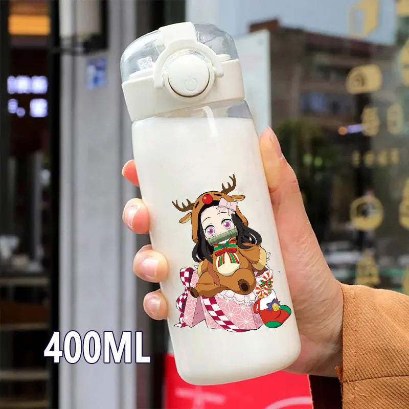 Botella Demon Slayer 600ml/400ML Transparente Antigoteo