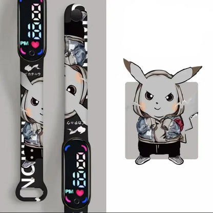 Reloj Digital Resistente Al Agua Pokemon