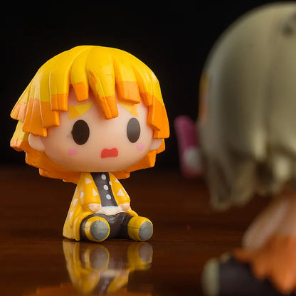 4 Figuras Kawaii Demon Slayer