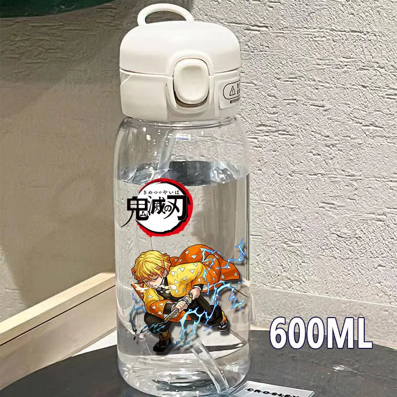 Botella Demon Slayer 600ml/400ML Transparente Antigoteo