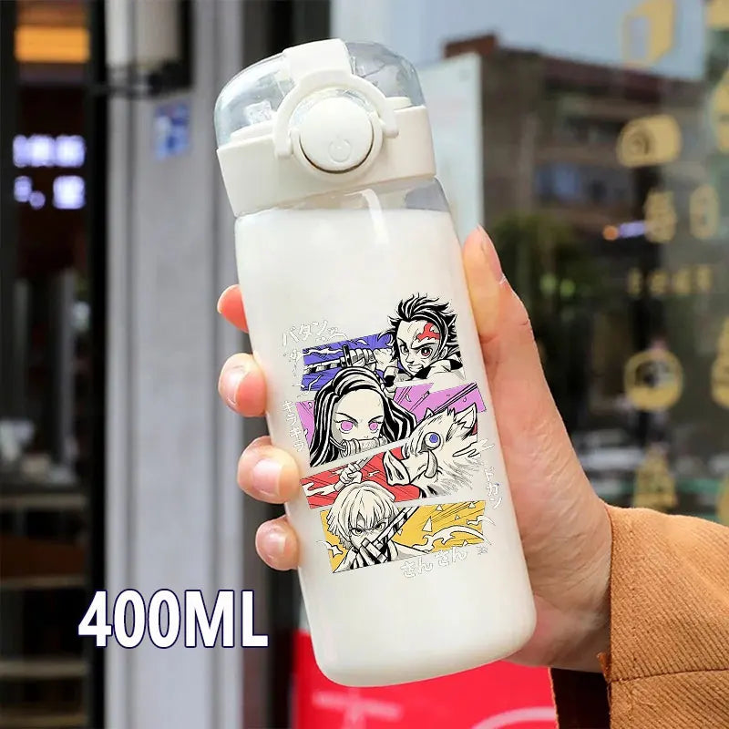 Botella Demon Slayer 600ml/400ML Transparente Antigoteo