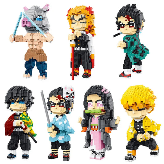 NUEVO Pixel Block 18CM Version Demon Slayer Anime