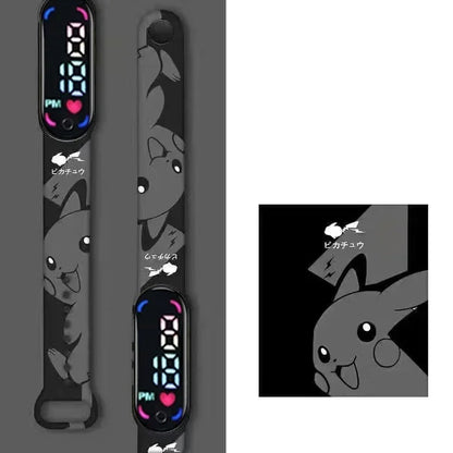 Reloj Digital Resistente Al Agua Pokemon