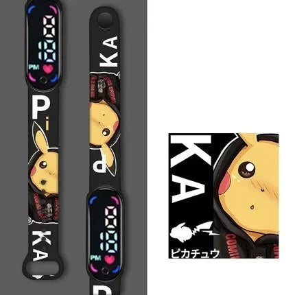 Reloj Digital Resistente Al Agua Pokemon