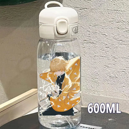 Botella Demon Slayer 600ml/400ML Transparente Antigoteo