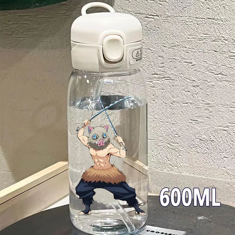 Botella Demon Slayer 600ml/400ML Transparente Antigoteo