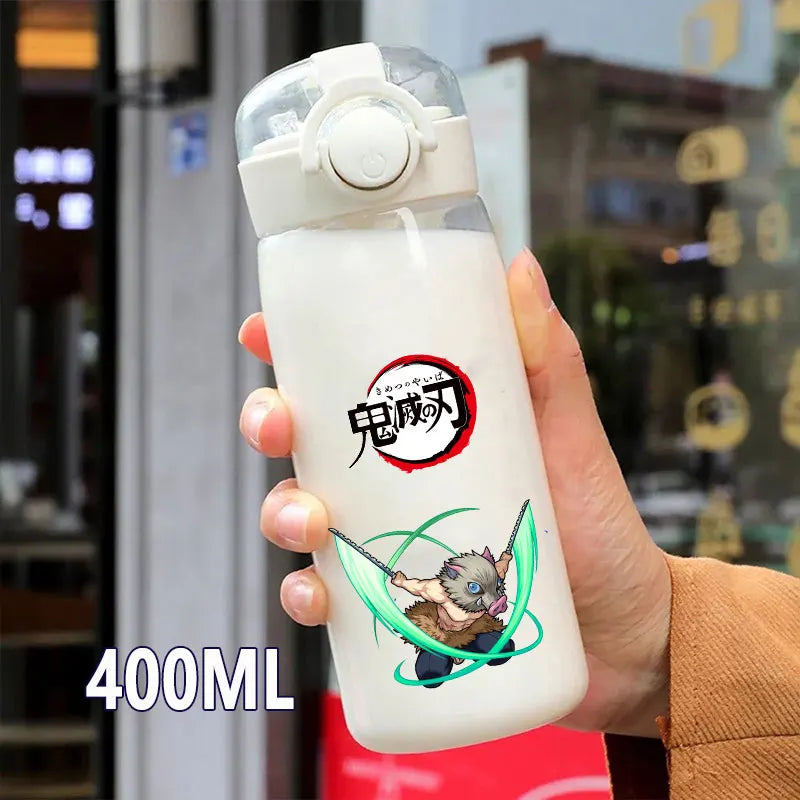 Botella Demon Slayer 600ml/400ML Transparente Antigoteo