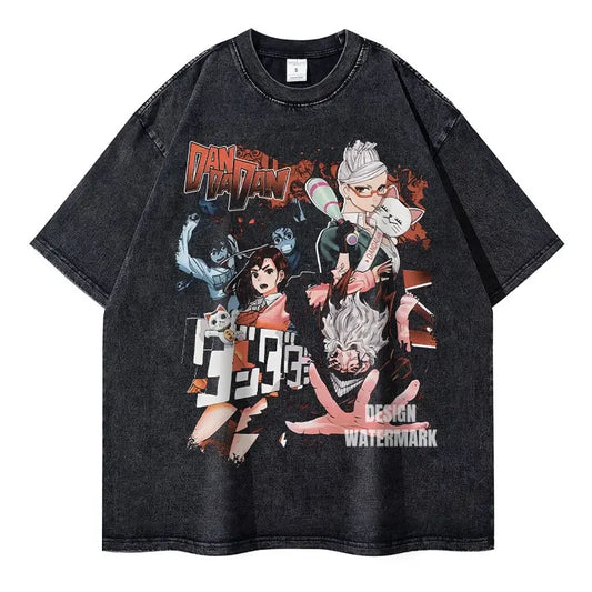 Camiseta Oversize Anime Dan Da Dan