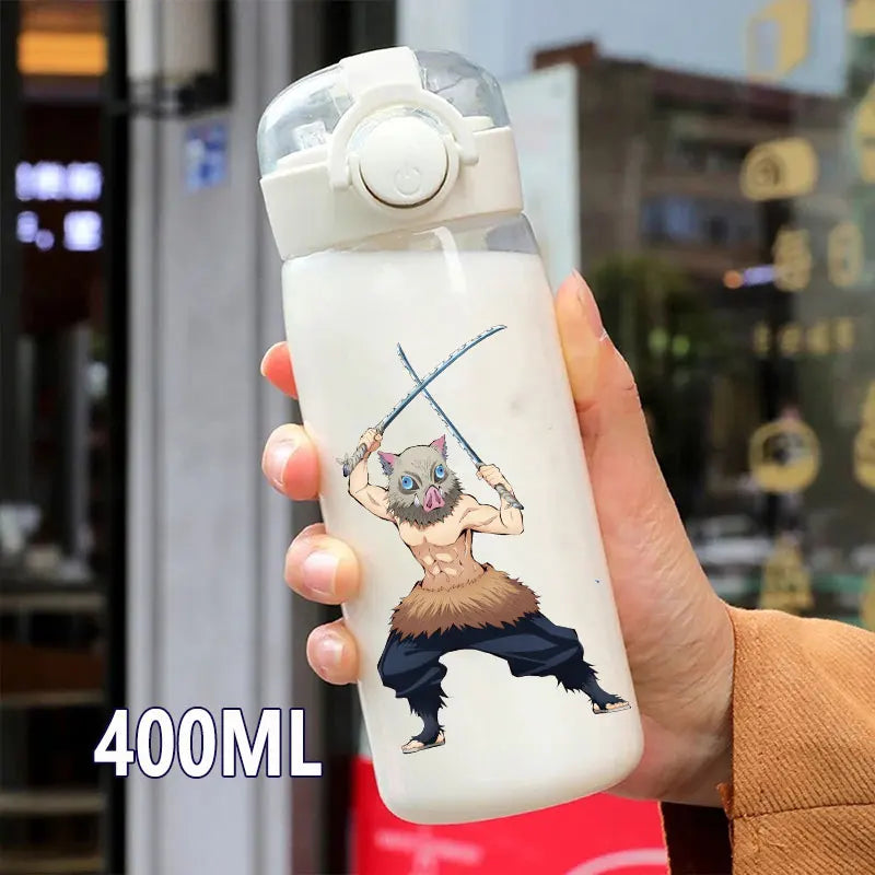 Botella Demon Slayer 600ml/400ML Transparente Antigoteo