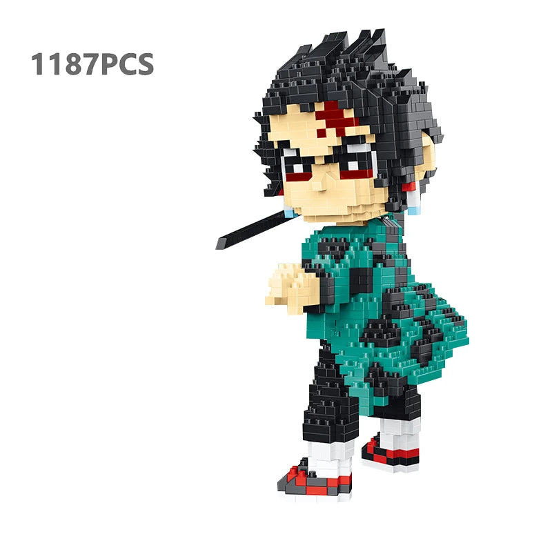 NUEVO Pixel Block 18CM Version Demon Slayer Anime