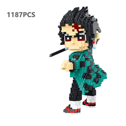 NUEVO Pixel Block 18CM Version Demon Slayer Anime